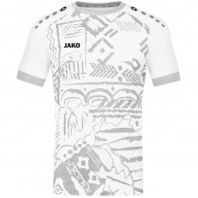 JAKO Sport T-shirt (Jersey) Tropicana white/silver grey Boys